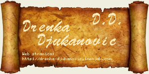 Drenka Đukanović vizit kartica